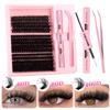 D Song Single Tuft False Eyelashes Natural Thick Diy Segmented 10-18Mm Eyelashes