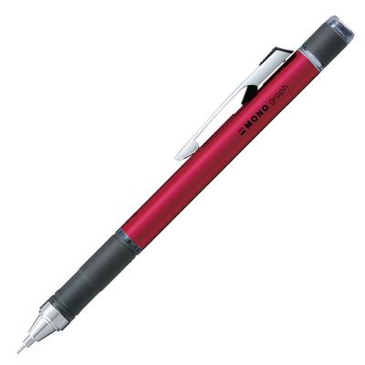 Tombow MONO Monograph Druckbleistift mit Gummi-Glitzer-Pink-Griff, DPA-141E