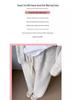 Petite Rainbow Dot Fleece-Lined High Waist Knit Wide-Leg Pants - Women's Autumn/Winter 145XS