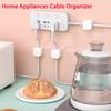 Magnetický držák kabelů, držák kabelů, lepidlo, držák drátů, organizér kabelů pro domácí kancelář, správu pod stolem