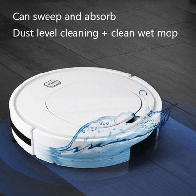 Mini Vacuum Cleaner Wet/Dry Use 3-in-1 Sweeping Vaccum Mopping 90 Run Time for Ceramic Tile Wood Floor Marble