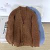 Men's High-End Heavyweight Cardigan - American Lazy Style, Autumn/Winter Knitwear, Casual Trendy Outerwear.