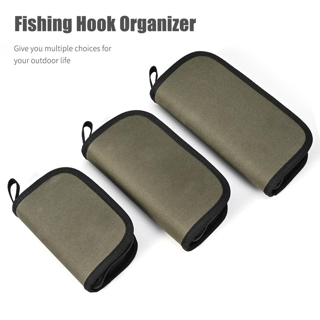 EVA Fishing Sequins Storage Bag Fishing Hook Organizer Fishing Fly Lures Spoon Spinner Pouch