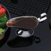 Stainless Steel Spice Gravy Container Heat Resistant Non-Toxic 1Pcs Sauce Boat Ketchup Seasoning Cup for Daily Dining