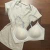 Original Yarn Cooling Seamless Women's Bra Push-Up Thin Style for Summer Soft Support Lifting Wire-Free Underwear