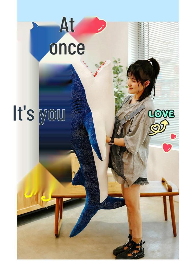 Shark Plush Toy Marine Life Doll Children's Pillow Birthday Gift