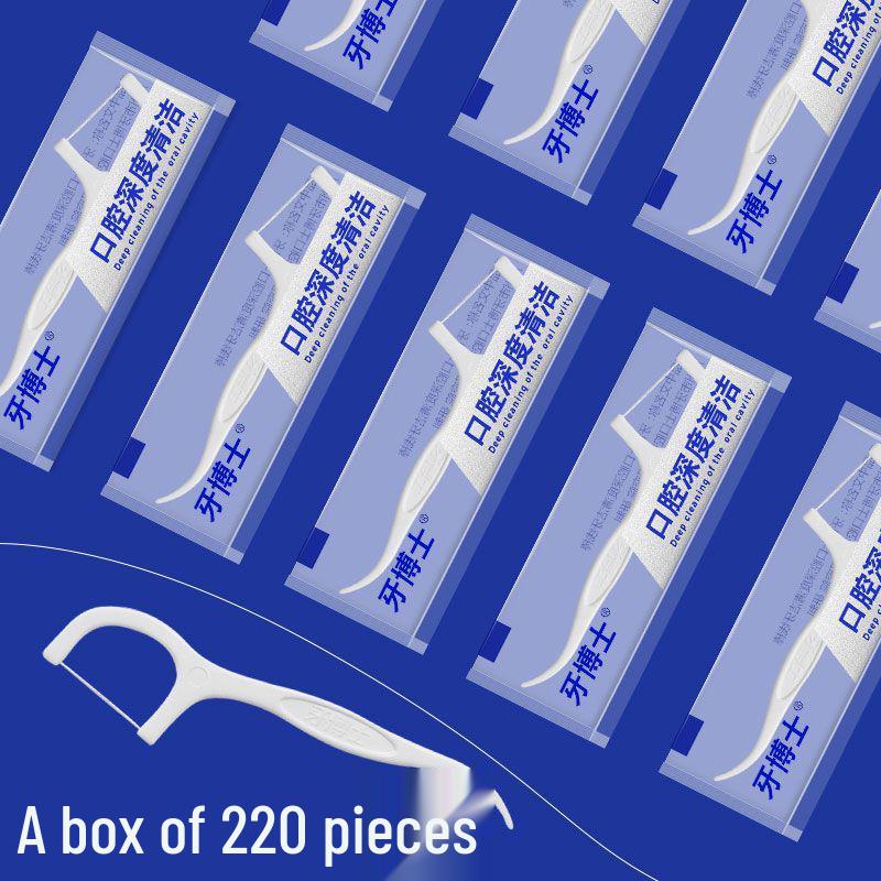 Dr. Ya High-Tension Super Fine Floss Picks - Individually Wrapped, Convenient, Disposable Toothpicks for Adults