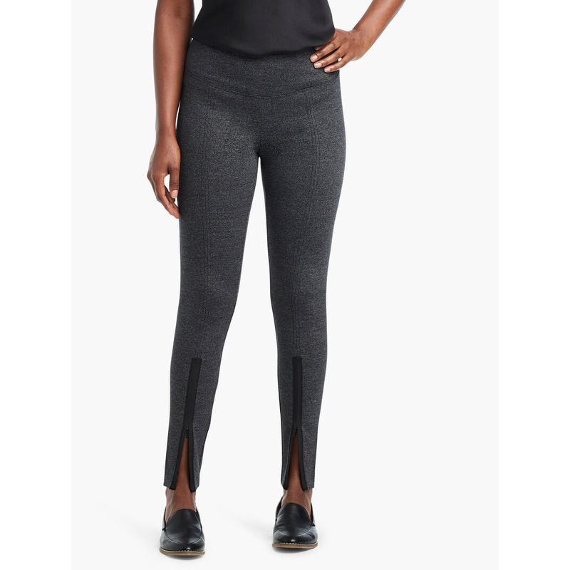 

Модные брюки с высокой талией, молнией YKK, для полных девушек, стройнящие, повседневные Dark gray XXL