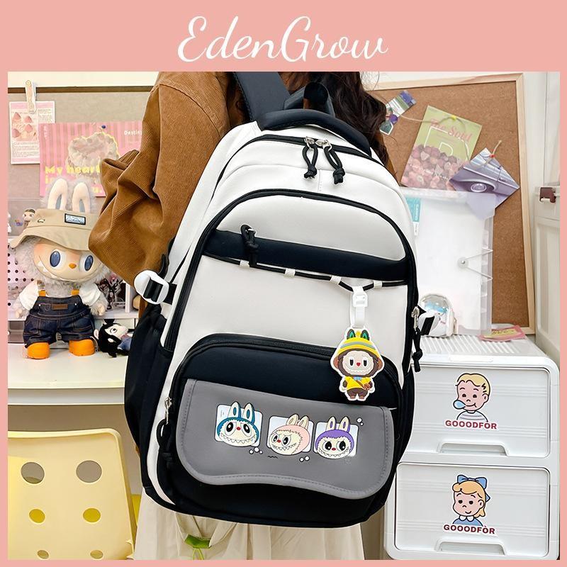 Style Cute College Cartoon Printed Student Backpack  For Use Daily
