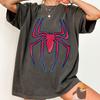Spider Emblem Vintage Shirt Comfort Colors® Clothing Gift Funny Arachnid Symbol Graphic Superhero Inspired