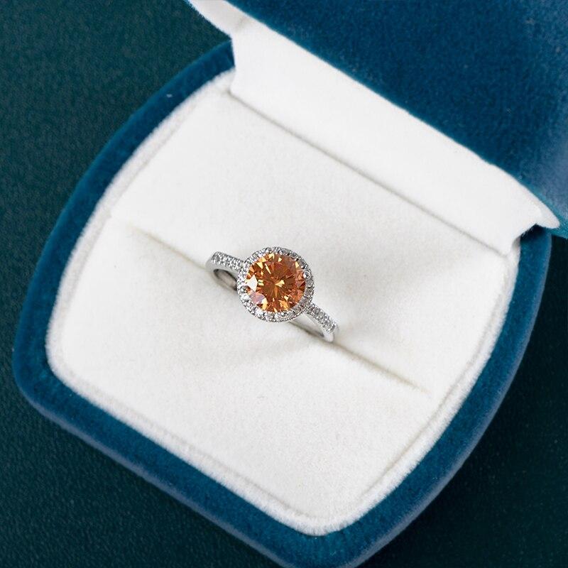 BELLA BOX Fashion Ring With Round Shape Stone Women Wedding Bridal Rings Gorgeous Party Ring Mother’s Gift Female Jewelry