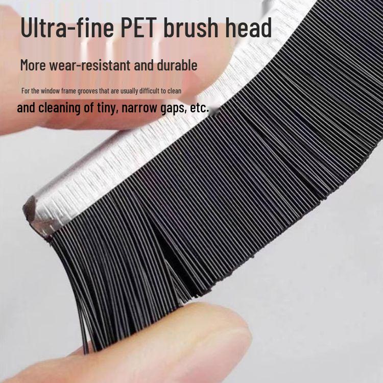Multi-Functional Crevice Brush for Bathroom, Kitchen & Tile—Perfect for Cleaning Hard-to-Reach Corners with Stiff Bristles
