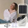 New Portable Solar Panel Multipurpose Solar Powered Fan Outdoor 6W Solar Charger