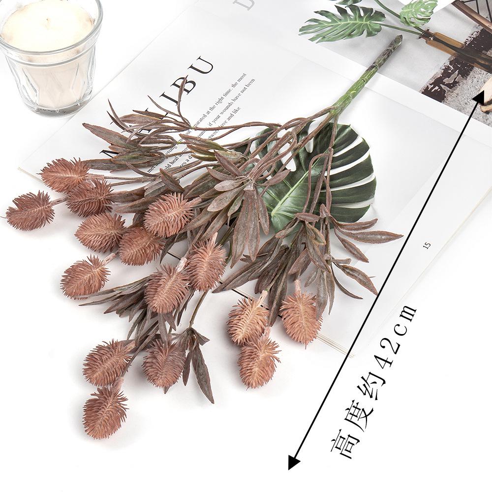 Pine Cone Faux Fruit Wreath: Elegant Indoor Wall or Table Decor