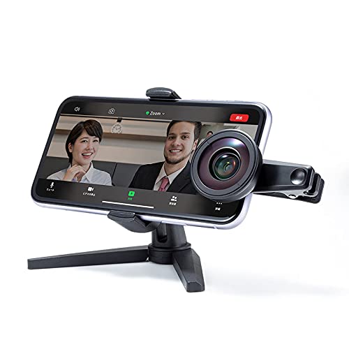 Sanwa Supply CMS-LENS1BK Wide-Angle Lens for Laptop Cameras
