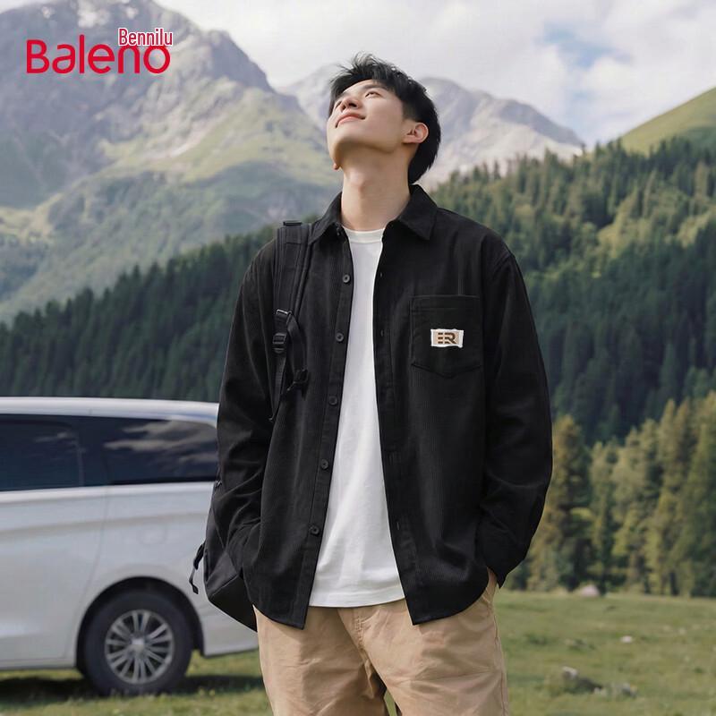 Baleno Men s Heavyweight Corduroy Long Sleeve Shirt L