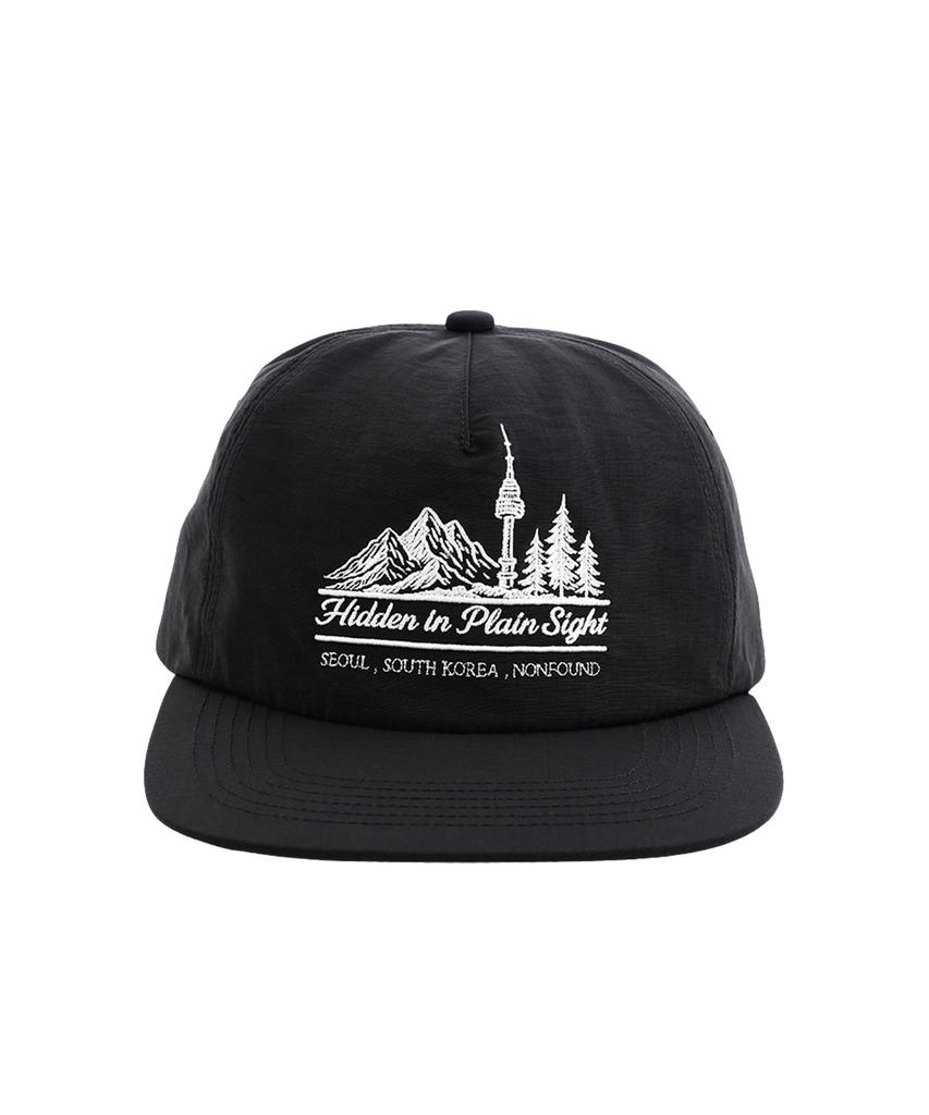 Nonpaundeu Pound Seoul 5-Panel Ball Cap [Black]