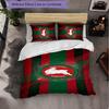South Sydney Rabbitohs Modello Microfibra Set Biancheria da Letto 3 Pezzi Decorazione Copripiumino per Camera da Letto Uso Domestico