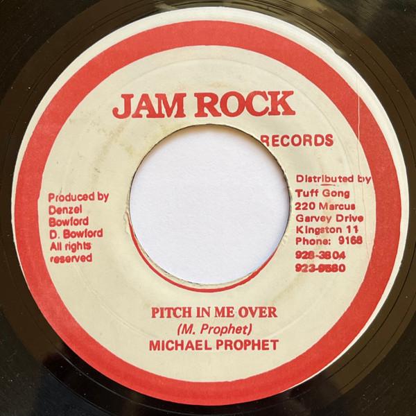 

7inch Record MICHAEL PROPHET Pitch In Me Over NONE Jam Rock Record Jamaica Reggae Ska Dub Used