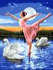 5D DIY Diamond Painting Ballet Girl Diamond Embroidery Mosaic Cross Stitch Kits Portrait Picture Dancer Home Decor Craft Gift