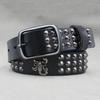 Rivet Belt Western Denim Knight Scorpion Decorative Belt Men and Women Neutral Innocent Cowhide Belt