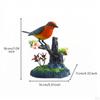 Vogelfigur mit Sockel Schallaktivierte Interaktive Tischdekoration für