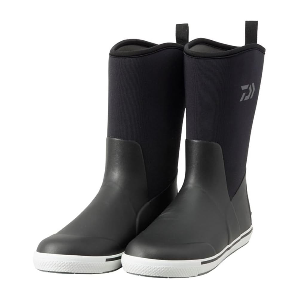 Daiwa FB-3450-T Black Boots Size L Waterproof Durable Outdoor Footwear
