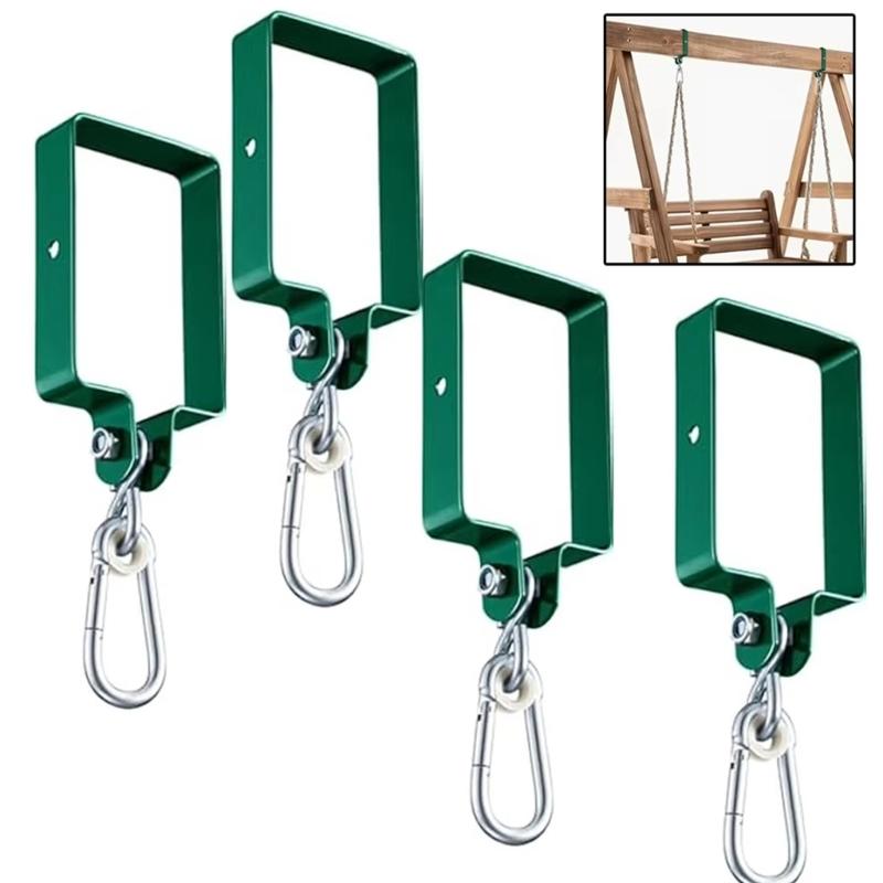 Heavy Duty Swing Hook Hangers Swing Mounting Hardware Strong Metal Extension Mounting Brackets for Tree Hanging