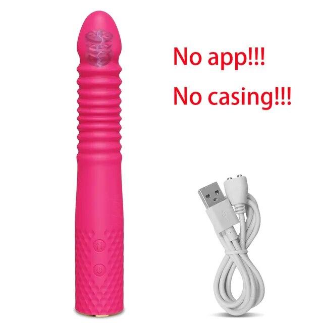 Sex Machine Telescopic Dildo Vibrator Automatic Up Down Massager G Spot Thrusting Retractable Vaginal Toy Female Masturbation