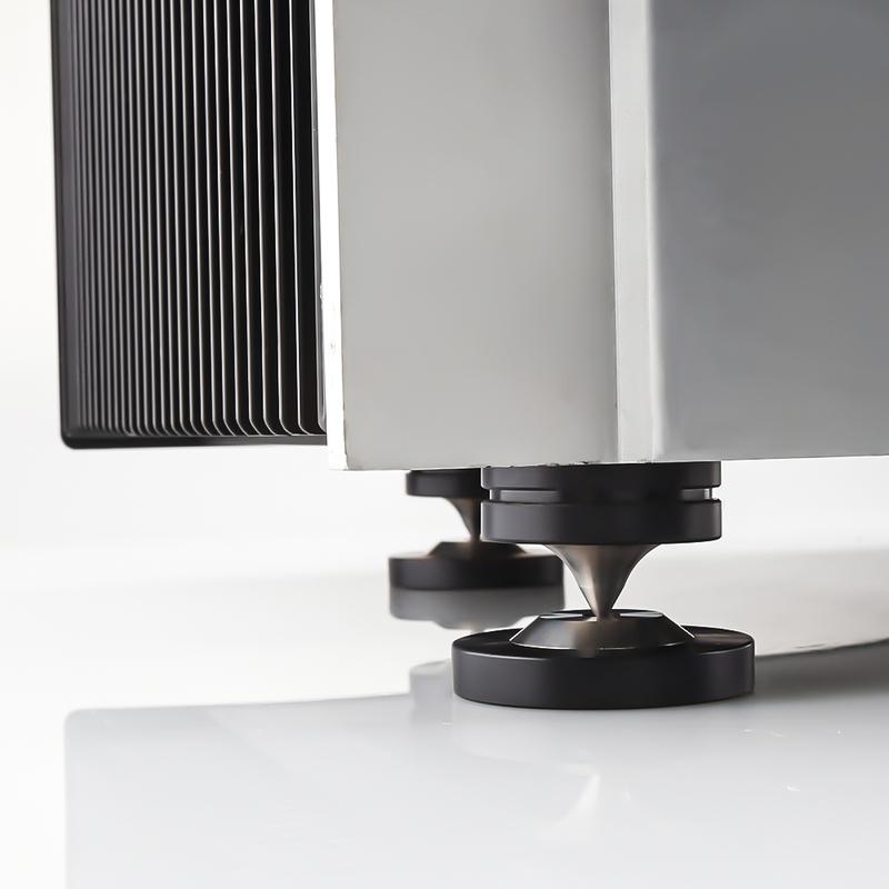 4PCS 39x13mm/49x13mm Stainless Graphite Speaker AMP Isolation Spike Feet Mat Floor Base Pad For Turntable CD DAC Radio Cabinet
