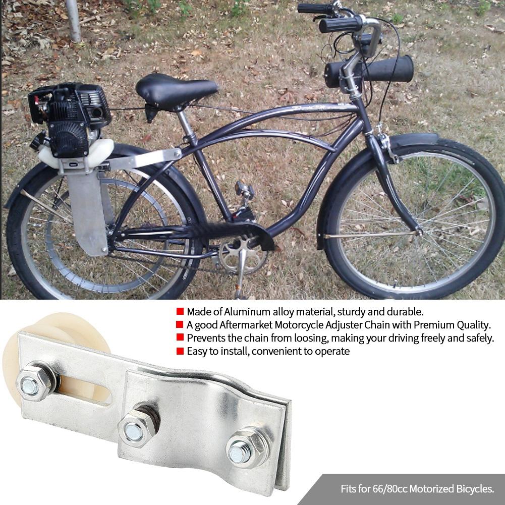 Engine Pulley Chain Roller Tensioner Bracket Fit for 66 80cc Motorized Bicycles