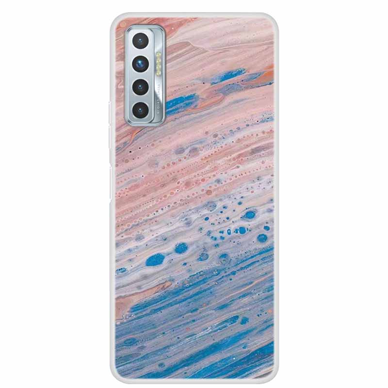 For Tecno Camon 17P Case Luxury Silicone TPU Soft Cover Phone Case For Tecno Camon 17 CG7 CG6 Coque Shockproof Marble Funda Capa