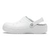 Crocs Zuecos Ralen Eva Classic Algodón Cálido Perforados Zuecos Unisex Blanco 16244-11H