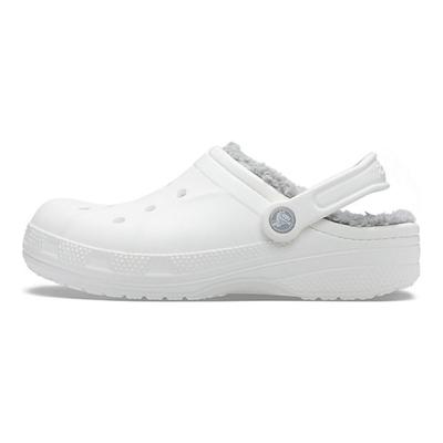 Ralen Eva Classic Warm Cotton Perforated Clogs Unisex Clogs White 16244-11H