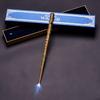 Harry Potter Magic LED Wand Set: Dumbledore & Hermione's Luminous Wands - Perfect Halloween Toy