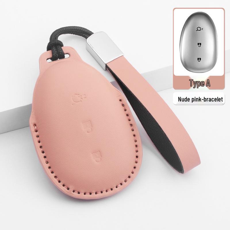 Changan Qiyuan A07 Key Case, High Appearance Model, Men's Black Protective Shell (2023).