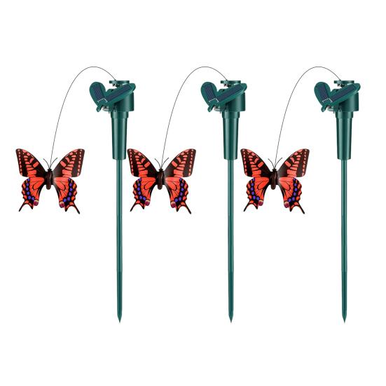 Paletti solari da giardino a forma di libellula svolazzante, libellula mobile volante, paletto decorativo impermeabile per giardino di casa, vialetto, paesaggio