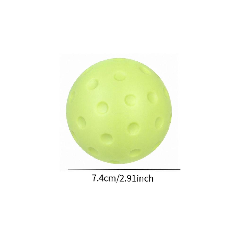 3Pcs Foam Pickleball Balls Sturdy Professional Home Soft Noise Reducing 74mm