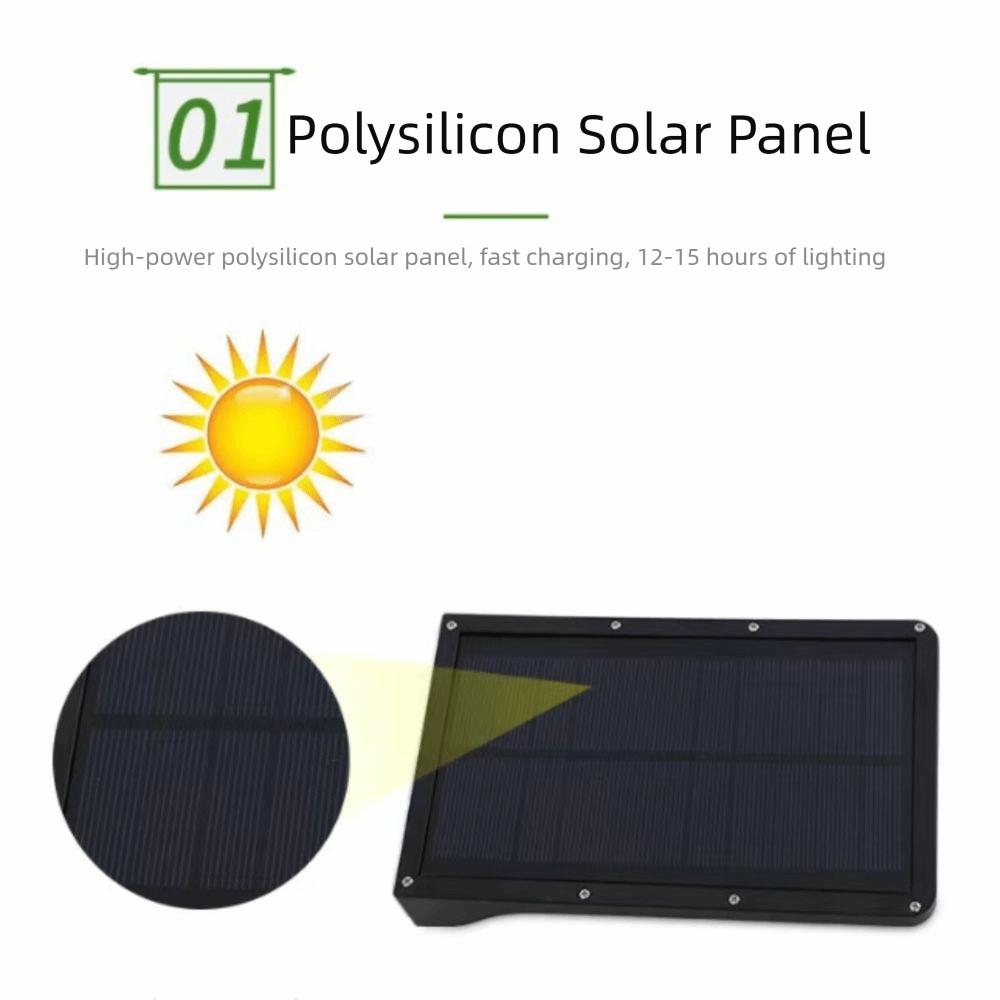 Energy Saving Waterproof Solar Wall Light 450LM Aluminum Solar Motion Light 3.5W PIR Sensor Solar Street Light Rural Street