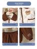 Infant Winter Fleece Lined Top & Pants Set: Thick Warm Outdoor Romper