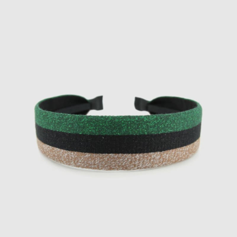 

ЛАЛА Блеск Черно-зеленый Ободок для волос FREE