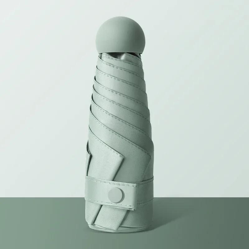 

Мини-зонт, складной, подходит как для солнечной, так и для дождливой погоды, можно заказать виниловый пятискладной зонт