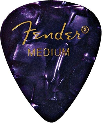 Fender 8 Pieces Teardrop Medium Guitar Picks Assorted Colors