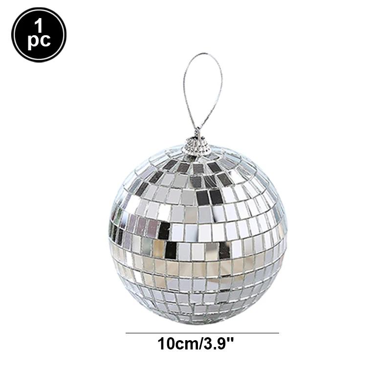 70s 80s 90s Disco Birthday Party Decoration Plastic Tablecloth Disco Mirror Ball Cake Topper Decoration Wedding Hanging Pendants