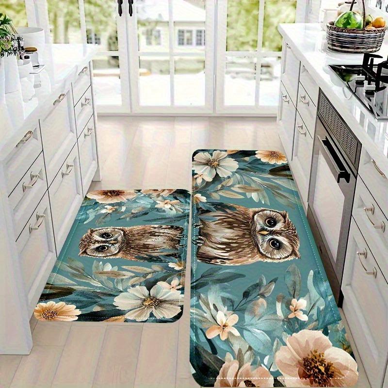 1PC Marine Ecosystem Kitchen Rug Non-Slip Door Mat Pop Design Bathroom Rug Bath Mat Carpet for Home Sink Laundry Decor