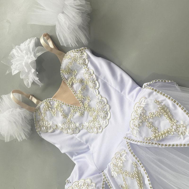 Children s ballet skirt Swan Lake tutu skirt ballet performance skirt little swan dance costume practice suspender skirt 110