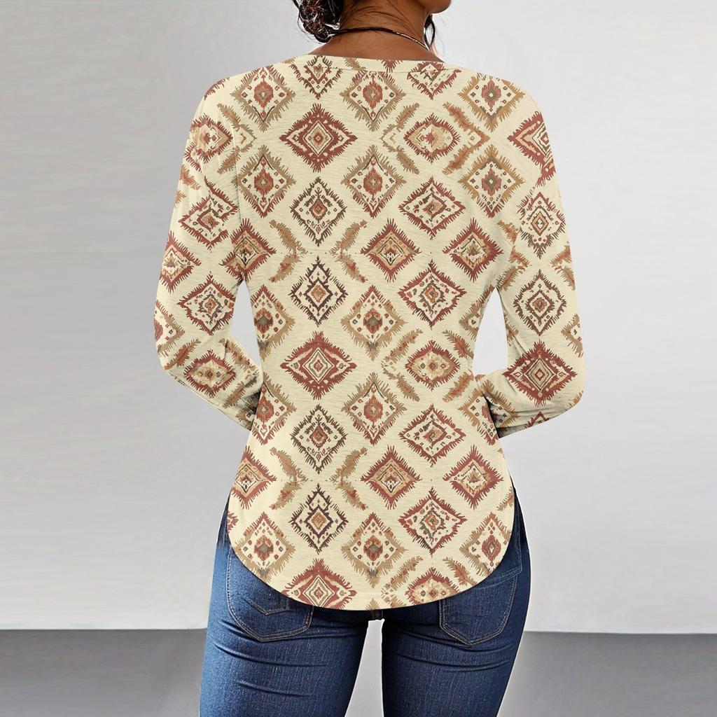 Camisetas para Mujer Otoño Casual Camisetas de Manga Larga Sudadera Estampado Gráfico Vintage Top Jersey Día de San Valentín