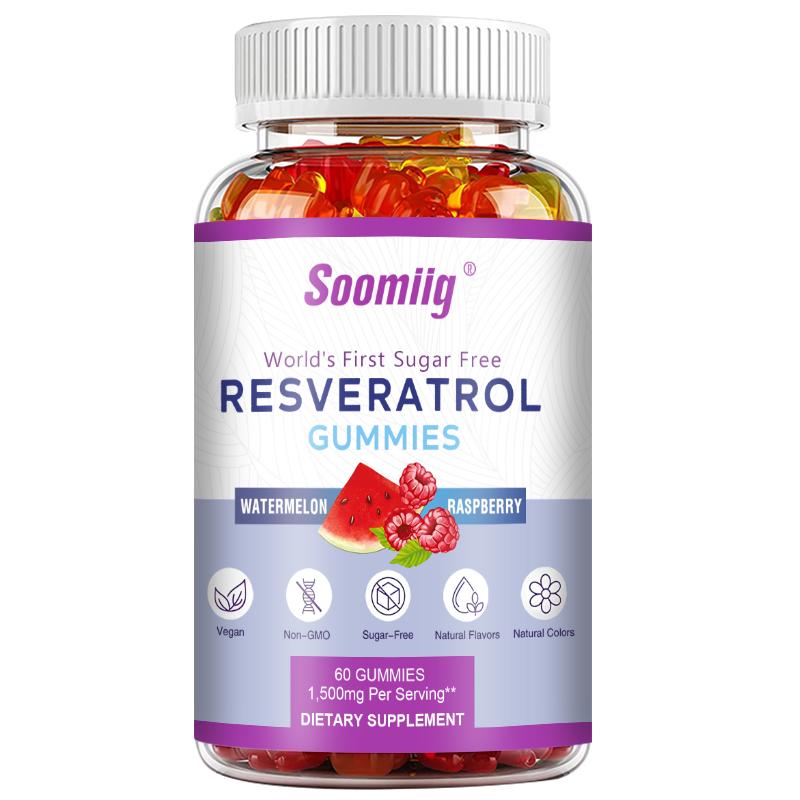 

Resveratrol 98% (Polygonum cuspidatum Sieb) 150:1, 60 Gummies Supplement 60 Gummies
