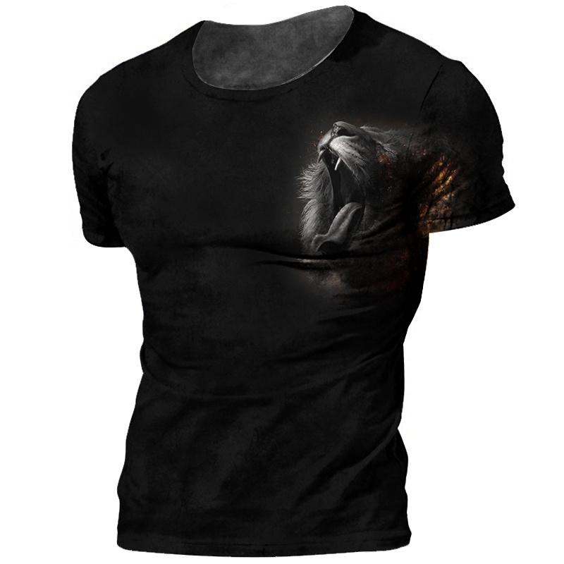 New Hot Selling Retro Men's T-shirt 3D Printing Retro Short Sleeve Top Fashion Men's Clothing Street Hip Hop Hot Style