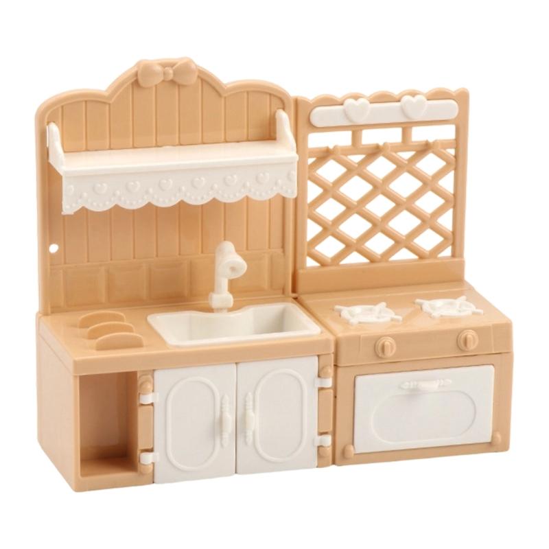 SImulation Miniature Kitchen Cooking Closet Toy For Children Pretend Play Enhances Creativity And Social Skill Improve